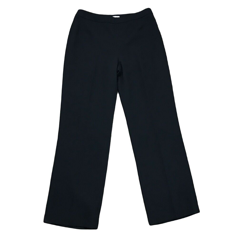 Jones Studio Dress Pants ~ Sz 8 ~ Black ~ High Rise ~ 30.5" Inseam ~ Pleated